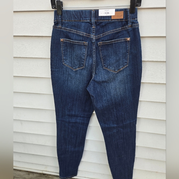 Judy Blue Dark Wash Skinny Jeans High Waist Size 3/26 - Picture 7 of 11